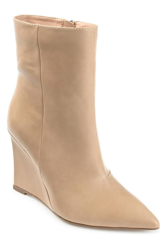 Collection Womens Glorria Faux Leather Ankle Boots