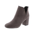 thumbnail image 1 of Journee Collection Womens Gwenn Faux Suede Square Toe Booties, 1 of 2
