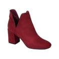 thumbnail image 1 of Journee Collection Womens Gwenn Faux Suede Square Toe Booties, 1 of 4