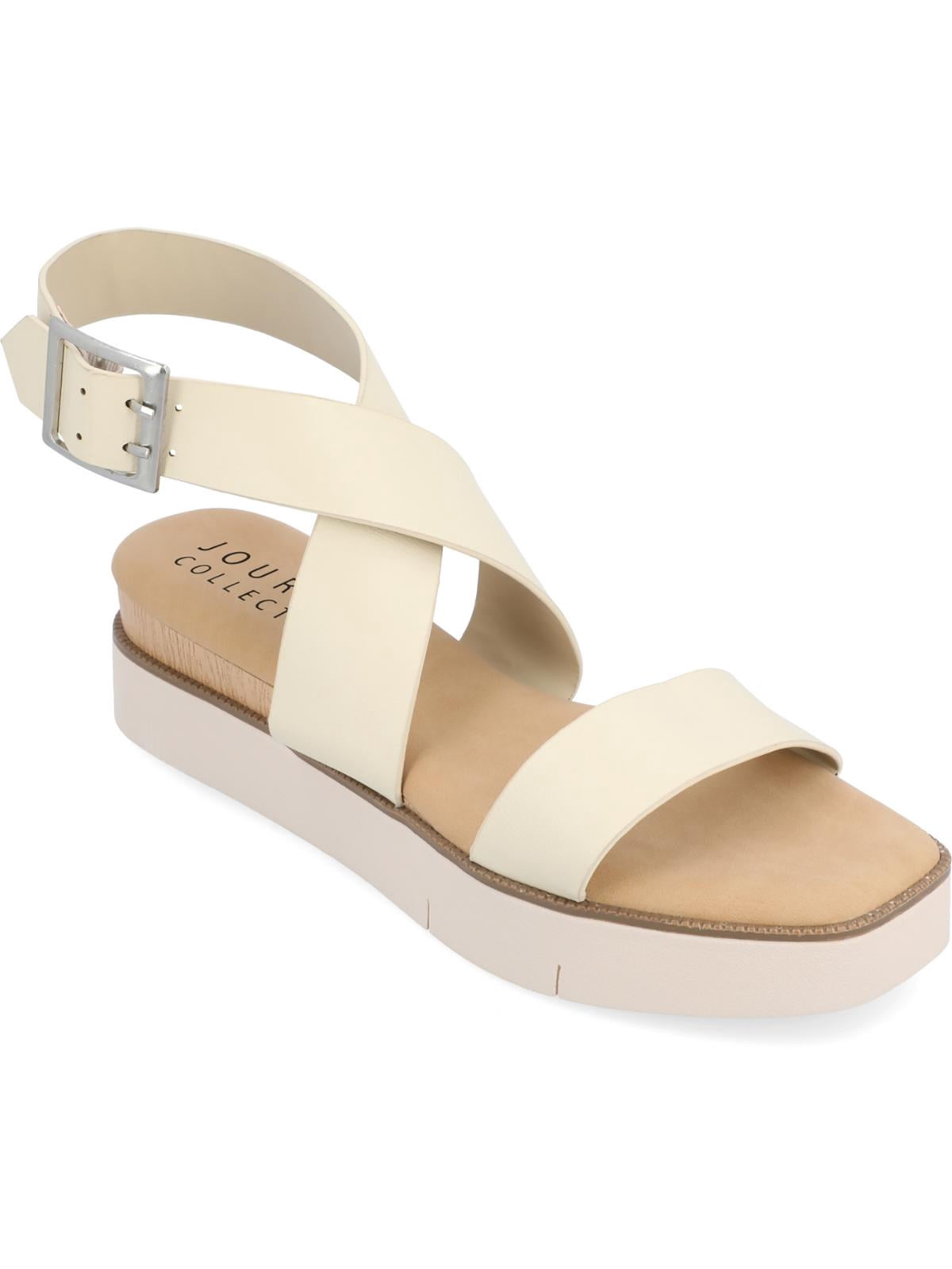Journee Collection Womens Havalee Tru Comfort Foam Buckle Platform Sandals