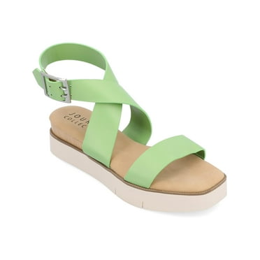 Journee Collection Womens HAVALEE Square toe Casual Ankle Strap