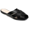 thumbnail image 1 of Journee Collection Womens Haize Tru Comfort Foam Slide Low Block Heel Sandals, 1 of 6