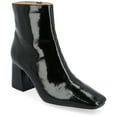 thumbnail image 1 of Journee Womens Haylinn Inside Zip Block Heel Booties, Widths Available, 1 of 8