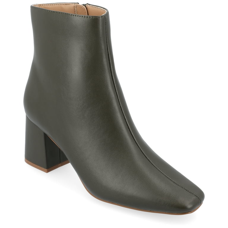 Wide width block heel booties cheap