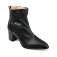 thumbnail image 1 of Journee Collection Womens Heddy Back Heel Zip Heel Booties US 10, 1 of 3