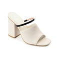 thumbnail image 1 of Journee Collection Womens Heiddy Faux Leather Block Heel Heels, 1 of 6