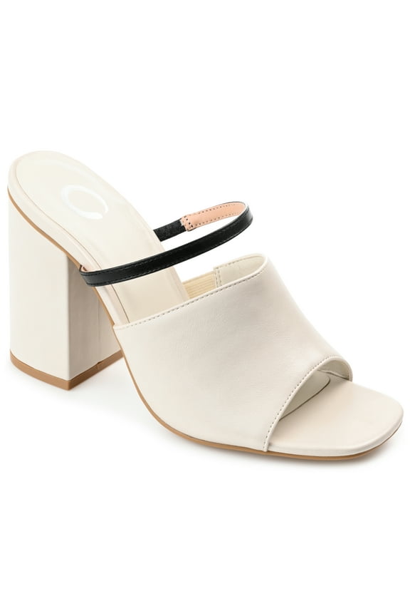 Collection Womens Heiddy Tru Comfort Foam Open Toe High Block Heel Pumps