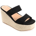 thumbnail image 1 of Journee Womens Ilyana Wedge Heel Espadrille Sandals, 1 of 8