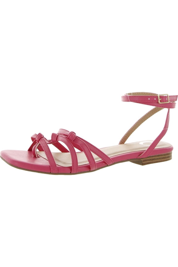 Collection Womens Indee Ankle Wrap Low Block Heel Sandals