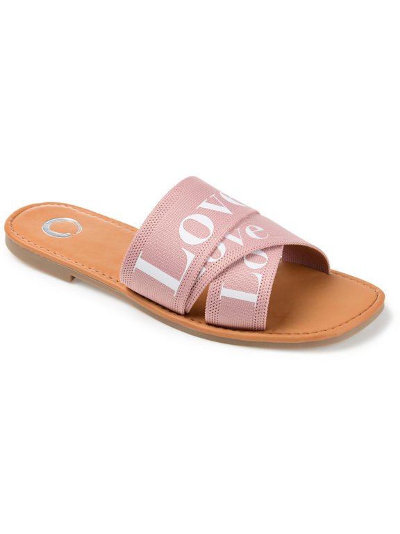 Collection Womens Ivante Printed Slip On Slide Sandals