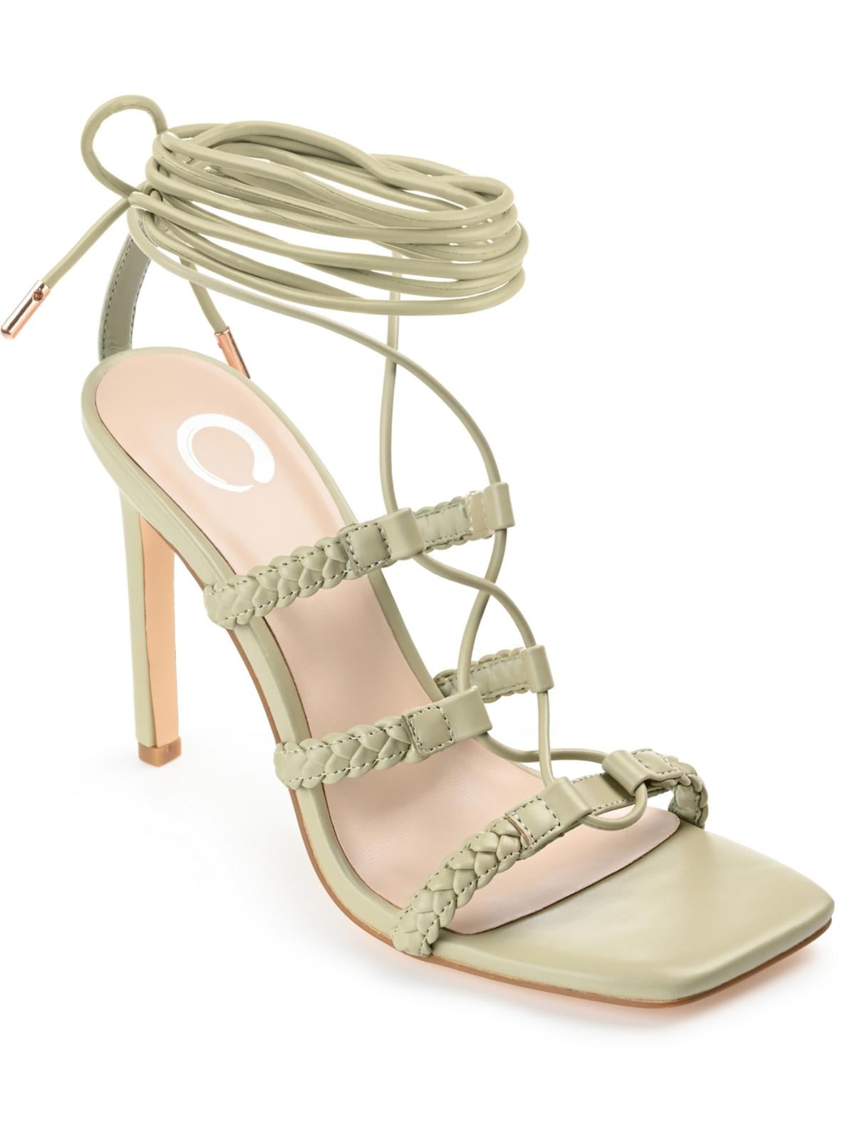 Journee Collection Womens JAMILA Faux Leather Dressy Heels