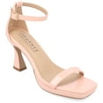 thumbnail image 1 of Journee Collection Womens Jeanne Slim Platform Ankle Strap Open Toe Pumps, 1 of 7