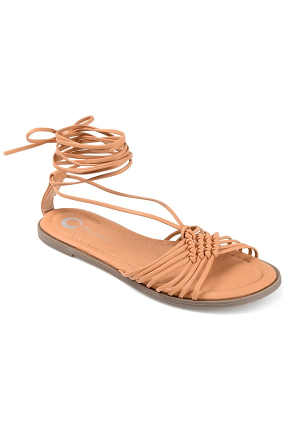 Collection Womens Jess Ankle Wrap Low Block Heel Sandals