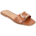 thumbnail image 1 of Journee Collection Womens Joarie Tru Comfort Foam Slip On Croco Slide Sandals, 1 of 6