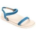 thumbnail image 1 of Journee Womens Josee Multi Strap Flat Sandals, 1 of 8