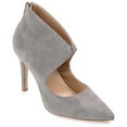 thumbnail image 1 of Journee Collection Womens Junniper Back Heel Zip High Stiletto Pointed Toe Pumps, 1 of 7