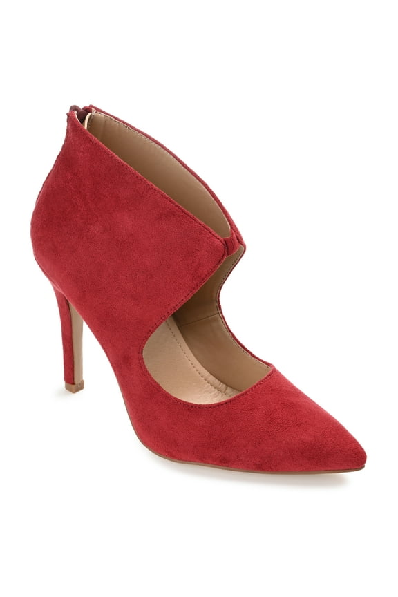 Collection Womens Junniper Back Heel Zip High Stiletto Pointed Toe Pumps