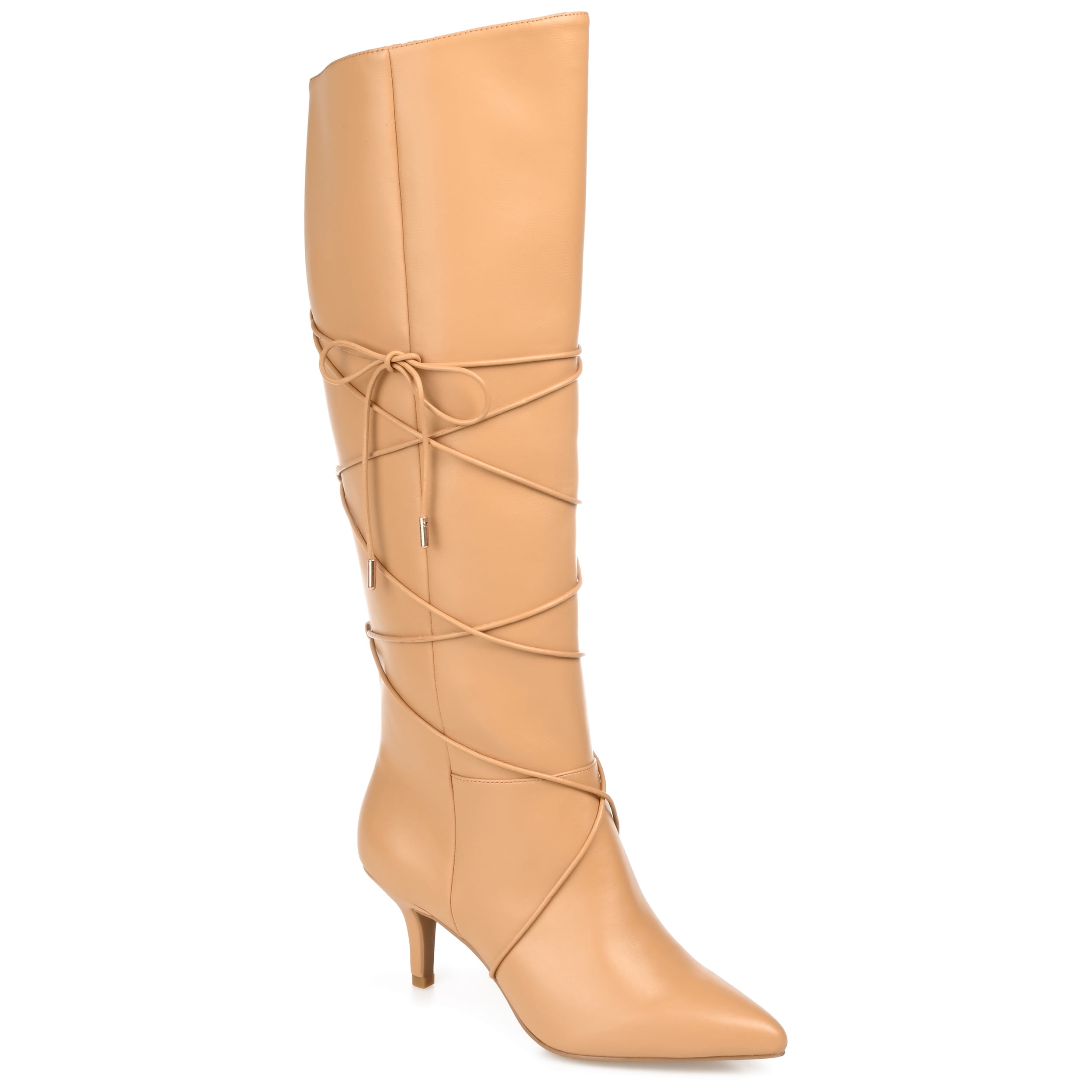 Journee Womens Kaavia Comfort System Pointed Toe Knee High Boots