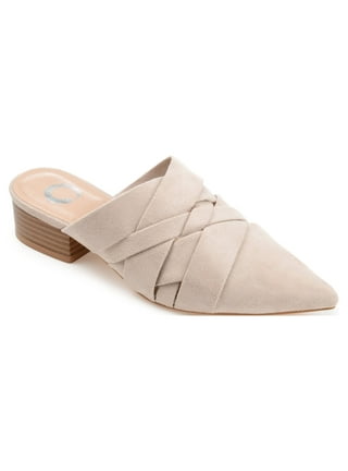 Flat store nude mules