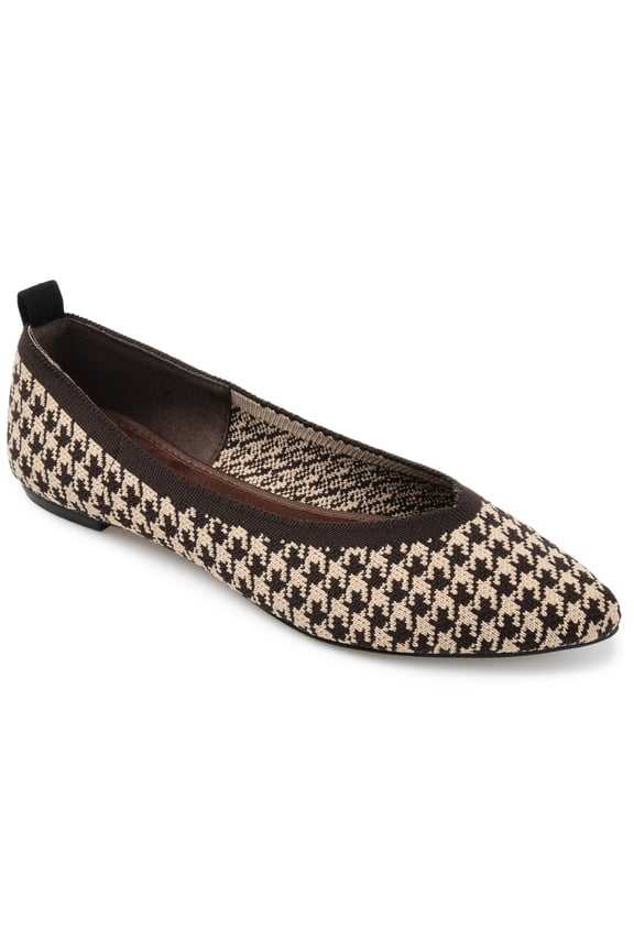 Collection Womens Karise Tru Comfort Foam Slip On Pointed Toe Ballet Flats