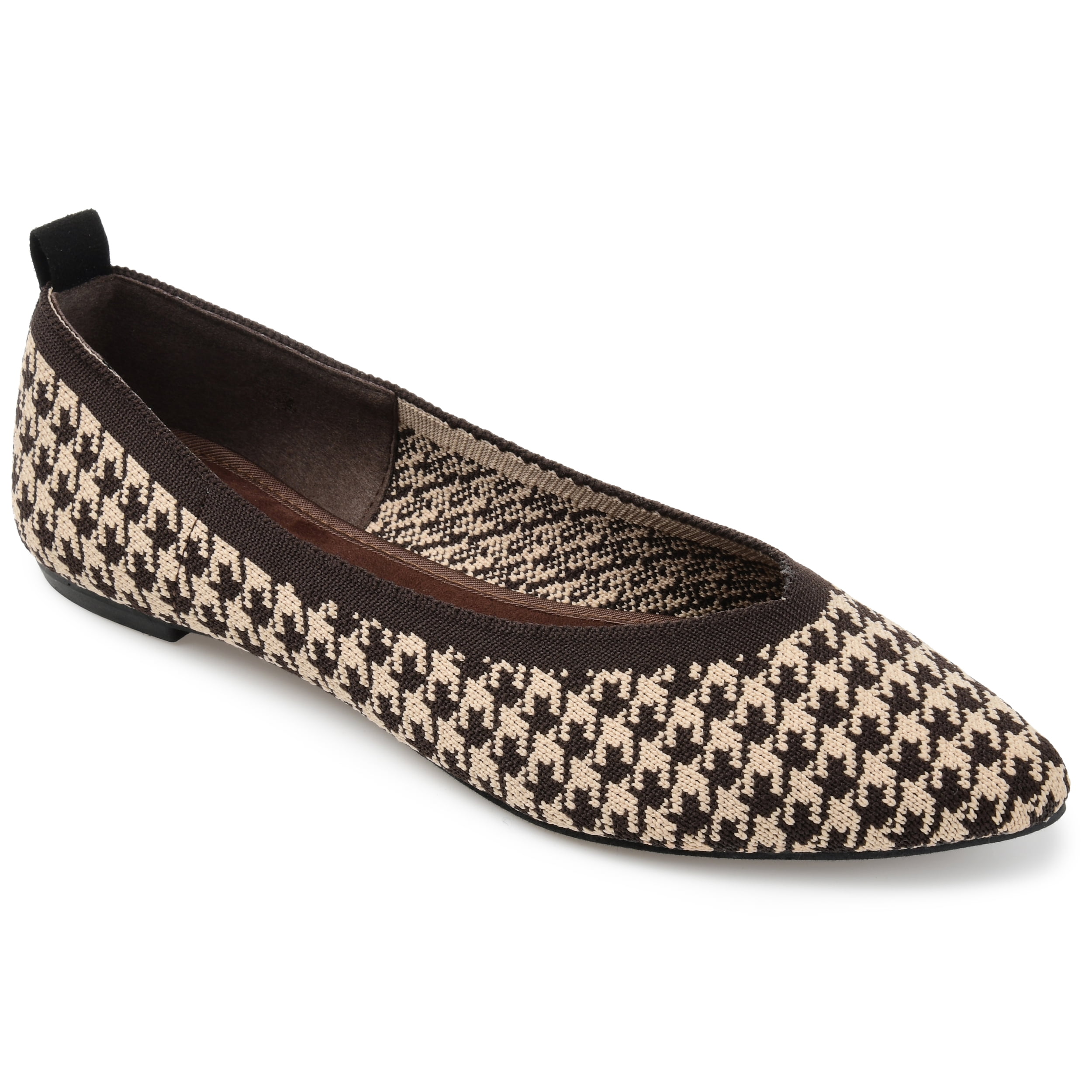 Journee Collection Womens Karise Tru Comfort Foam Wide Width Slip On Pointed Toe Ballet Flats