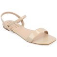 thumbnail image 1 of Journee Collection Womens Karren Tru Comfort Foam Pull On Sling Back Flat Sandals, 1 of 7