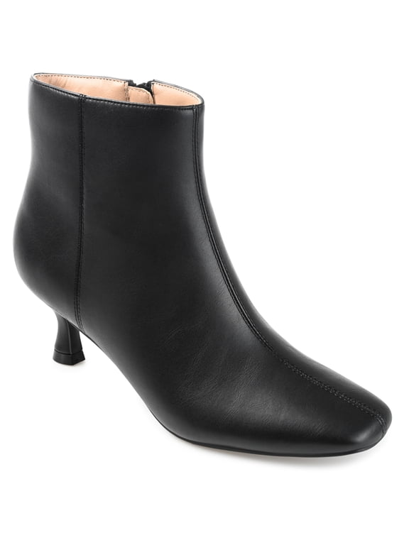 Womens Kelssa Square Toe Kitten Heel Ankle Booties, Widths Available