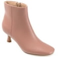 thumbnail image 1 of Journee Womens Kelssa Square Toe Kitten Heel Ankle Booties, Widths Available, 1 of 10