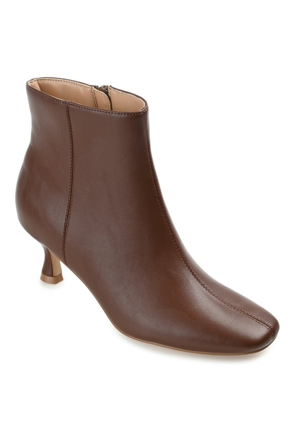 Womens Kelssa Square Toe Kitten Heel Ankle Booties, Widths Available