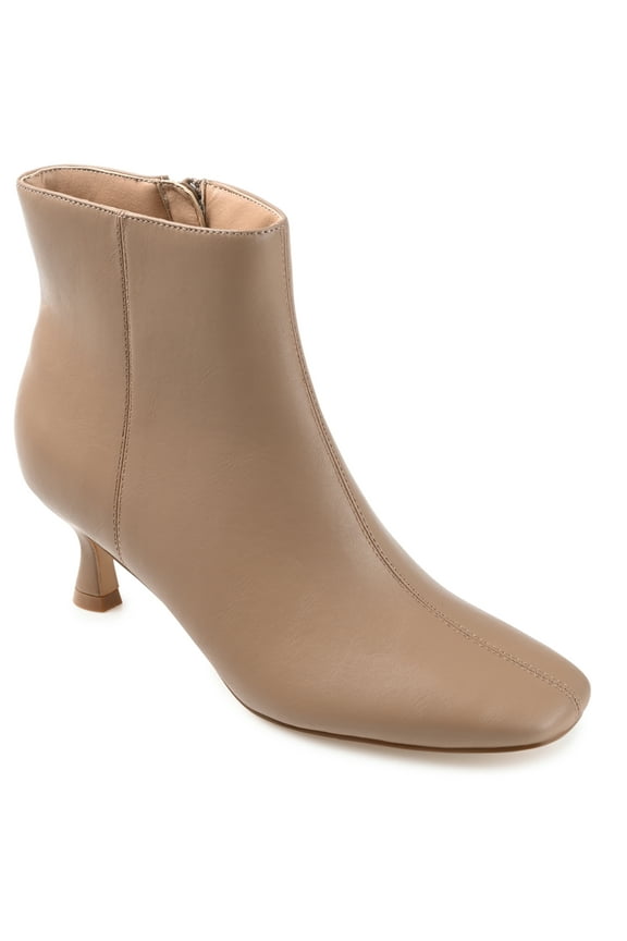 Womens Kelssa Square Toe Kitten Heel Ankle Booties, Widths Available