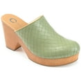 thumbnail image 1 of Journee Collection Womens Kelsy Mules Mid Block Heel Round Toe Pumps, 1 of 6