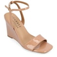 thumbnail image 1 of Journee Collection Womens Konna Tru Comfort Foam Mid Heel Wedge Sandals, 1 of 7