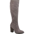 thumbnail image 1 of Journee Collection Womens Kyllie Knee-High Boots Gray 7.5 Medium (B,M), 1 of 3