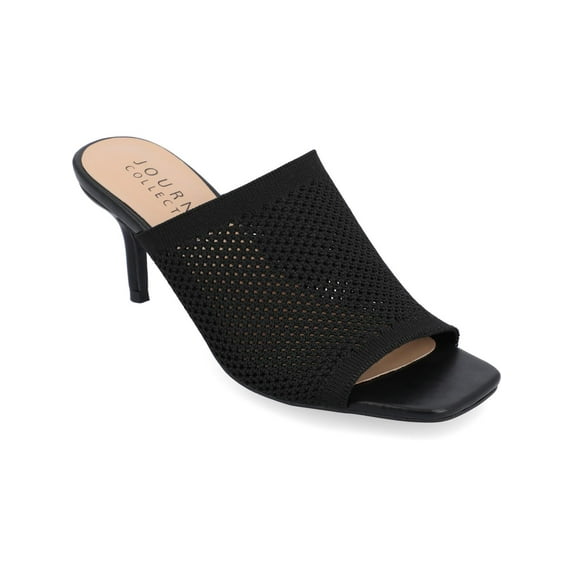 Journee Collection Womens Leighton Knit Slip-On Mules
