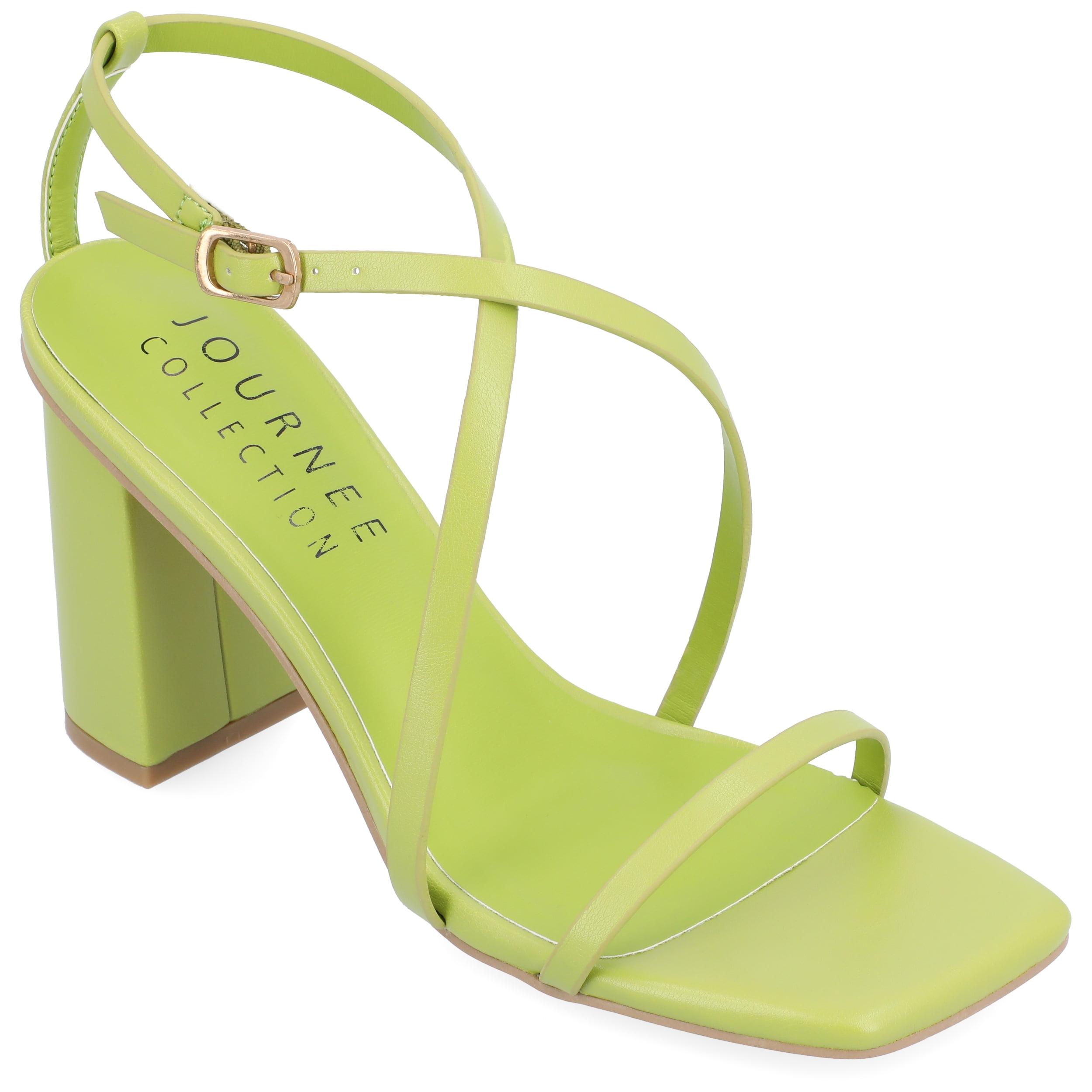 Journee Collection Womens Lenorra Tru Comfort Foam Covered Block Heel Sandals
