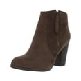thumbnail image 1 of Journee Collection Womens Link Faux Suede Almond Toe Booties, 1 of 3