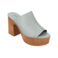 thumbnail image 1 of Journee Collection Womens Lorenza Supercomff Faux Leather Block Heel, 1 of 6