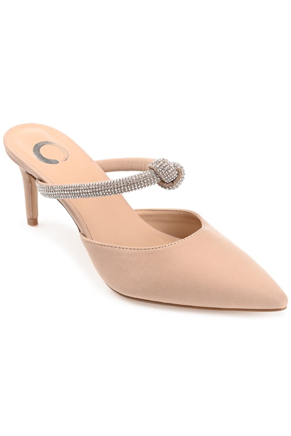 Womens Lunna Mules Mid Stiletto Pointed Toe Evening Pumps, Widths Available
