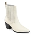 thumbnail image 1 of Journee Collection Womens MARKKA Pointed toe Block heel Ankle Boots, 1 of 3