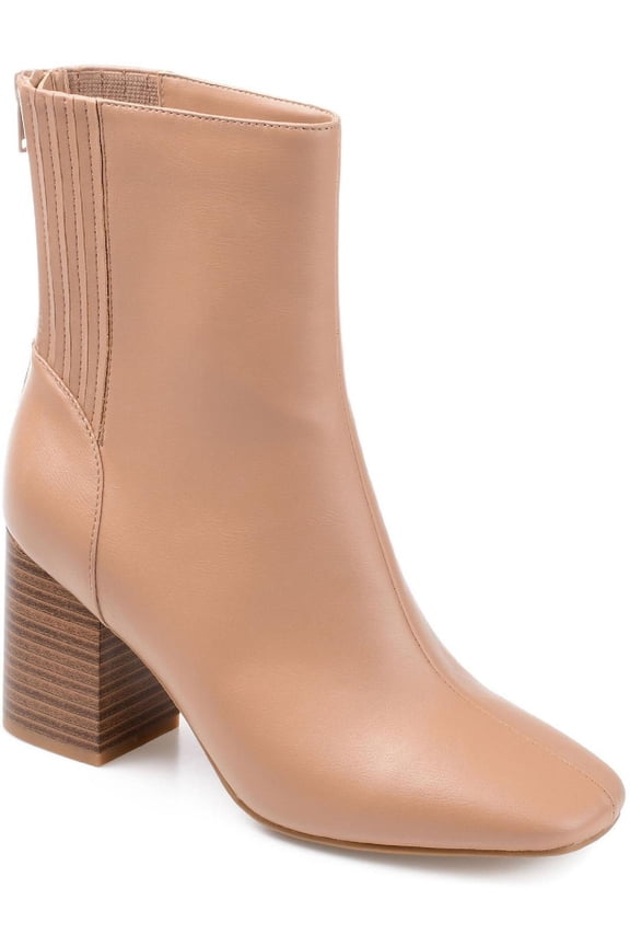 Collection Womens Maize Faux Leather High Heel Booties