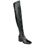 Journee Collection Womens Mariana Tru Comfort Foam Wide Calf Block Heel Over The Knee Boots