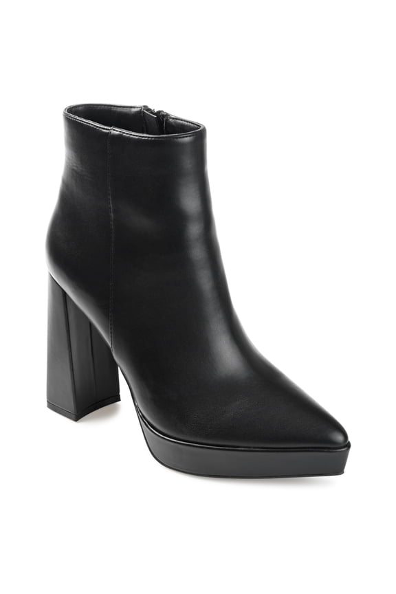 Collection Womens Marnnie Pointed Toe Platform Ankle Booties