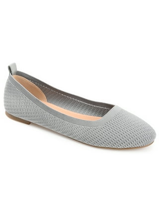 Womens grey sale ballet flats