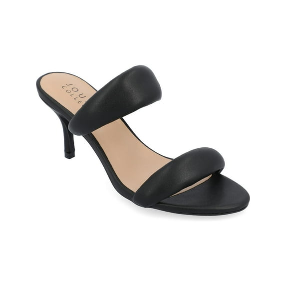Journee Collection Womens Mellody Faux Leather Heels