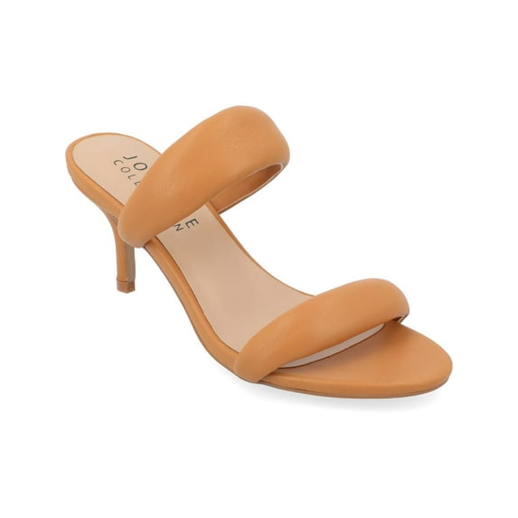 Journee Collection Womens Mellody Faux Leather Heels