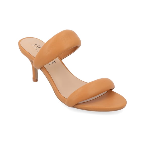Journee Collection Womens Mellody Faux Leather Heels