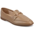 thumbnail image 1 of Journee Womens Mizza Loafer Slip On Square Toe Dress Flats, Widths Available, 1 of 11