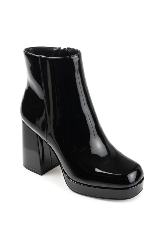 Collection Womens Mollie Square Toe Platform Ankle Booties