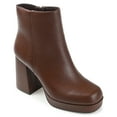 thumbnail image 1 of Journee Collection Womens Mollie Square Toe Platform Ankle Booties, 1 of 7