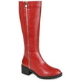thumbnail image 1 of Journee Collection Womens Morgaan Tru Comfort Foam Stacked Heel Knee High Boots, 1 of 7
